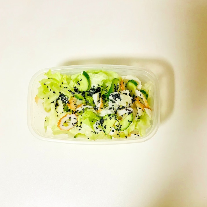 竹輪入り生野菜サラダ